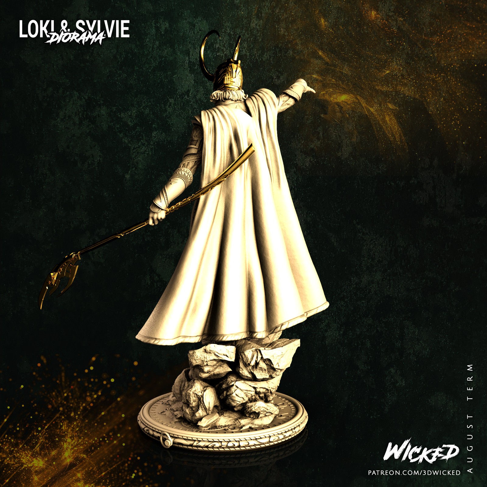 Marvel Loki Sculpture - Image 2