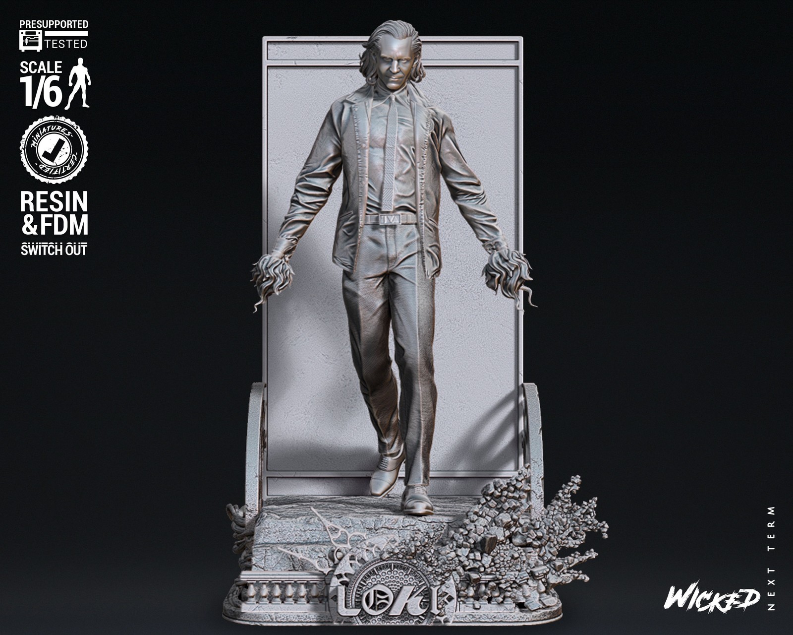 Marvel Loki Variant Sculpture - Image 3