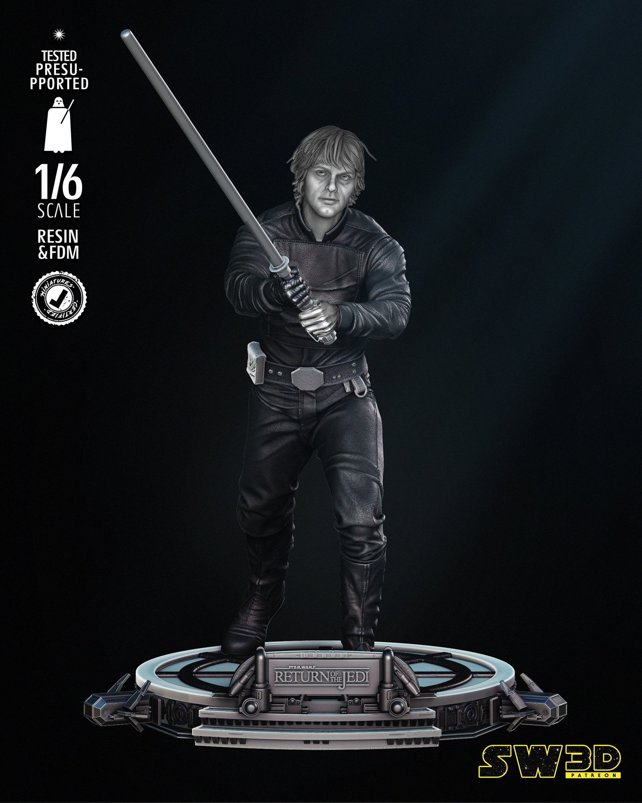 Luke Return of Jedi Sculpture