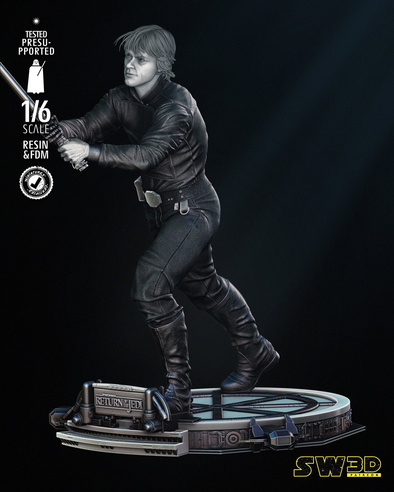 Luke Return of Jedi Sculpture - Image 2
