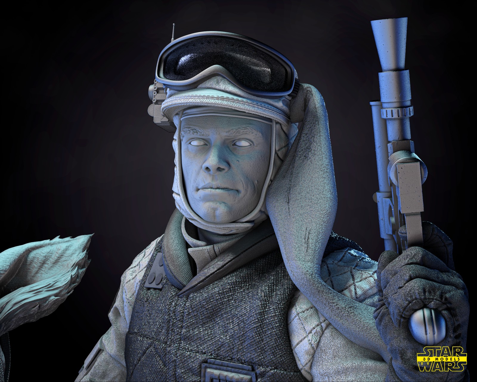 Luke Skywalker Snowsuit Sculpture - Image 5