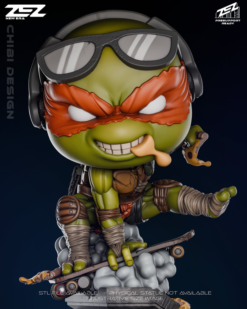 Michelangelo - Chibi (Teenage Mutant Ninja Turtles)
