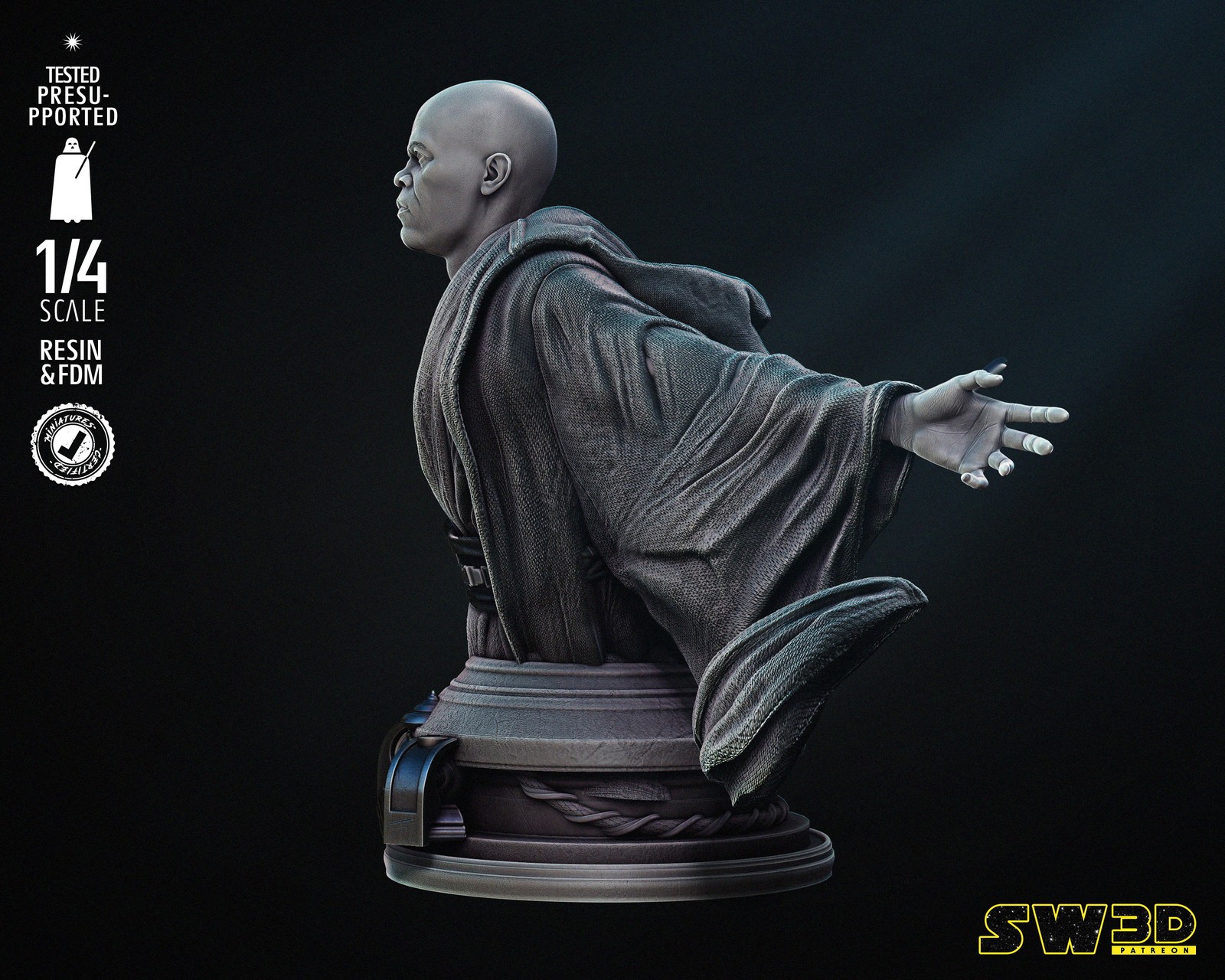 Mace Windu 2024 Bust - Image 3
