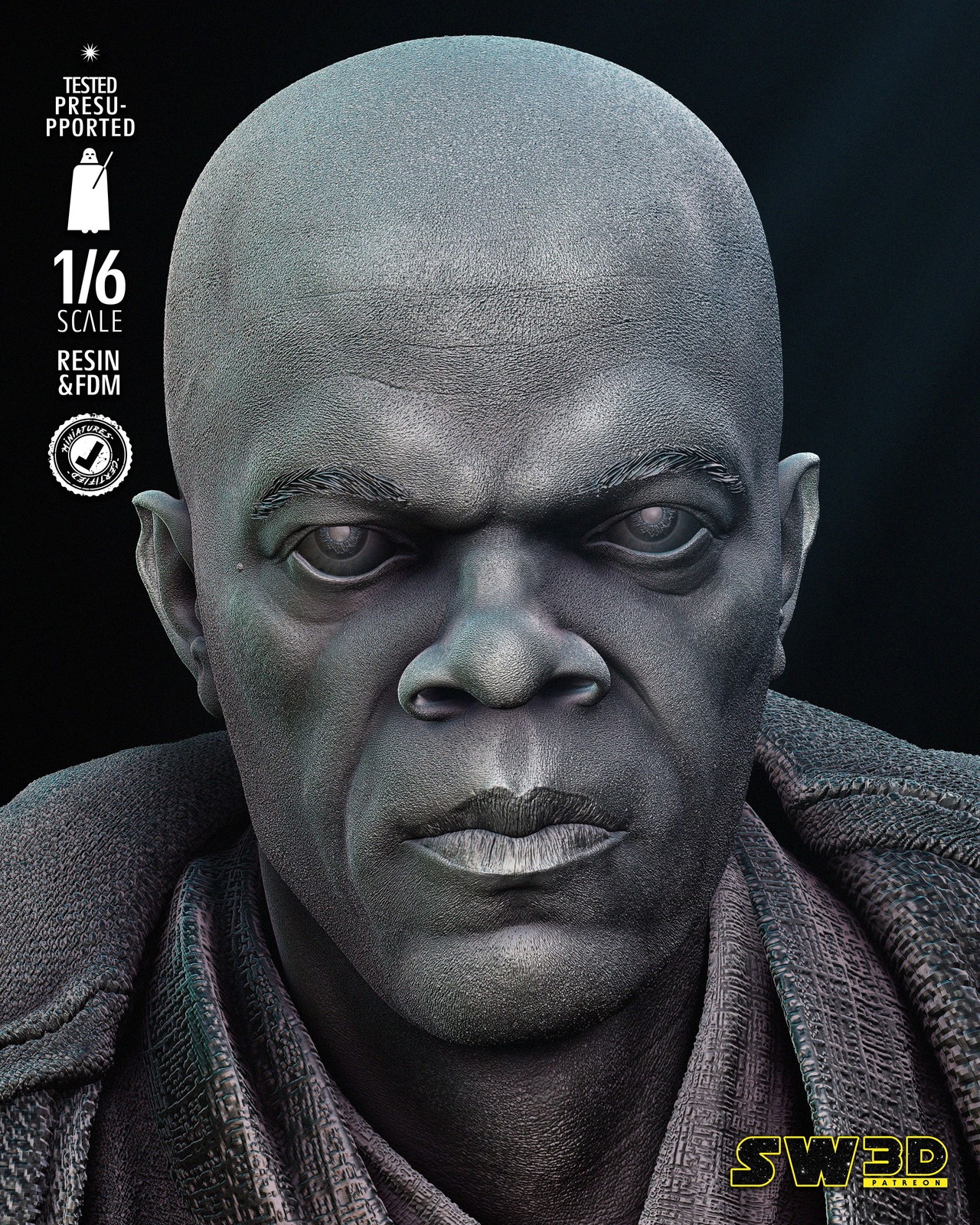 Mace Windu 2024 Bust - Image 4