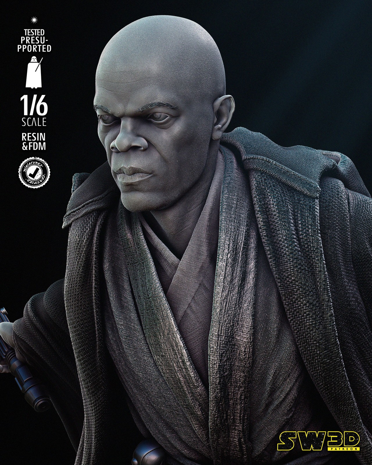 Mace Windu 2024 Bust - Image 5
