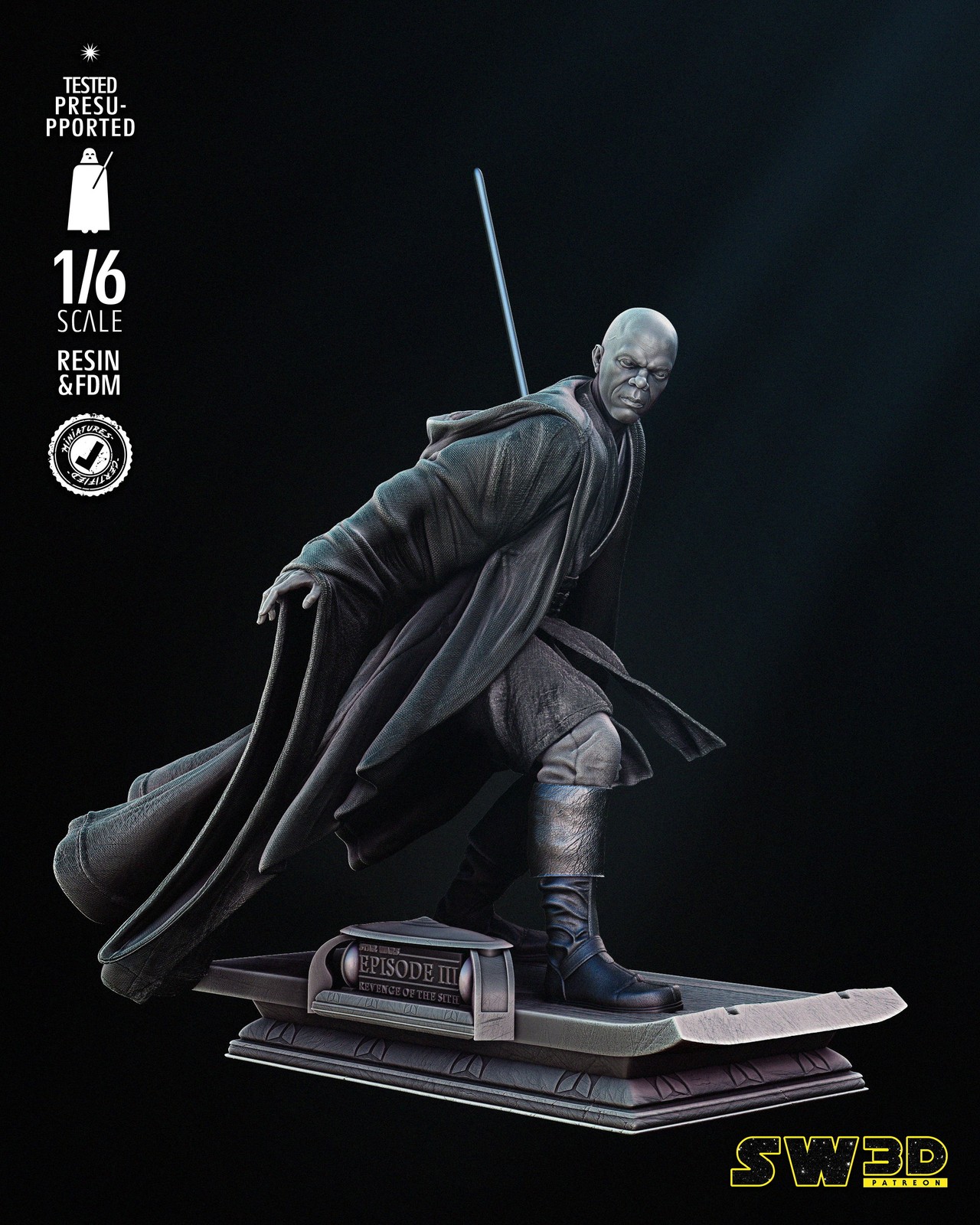 Mace Windu 2024 Sculpture
