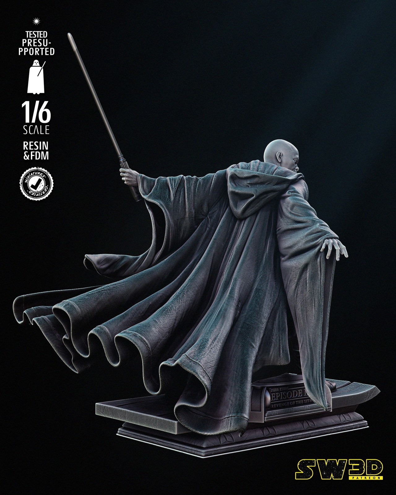 Mace Windu 2024 Sculpture - Image 3