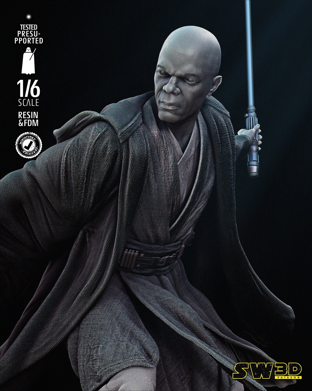 Mace Windu 2024 Sculpture - Image 4
