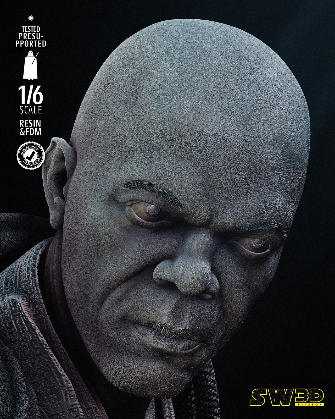 Mace Windu 2024 Sculpture - Image 5
