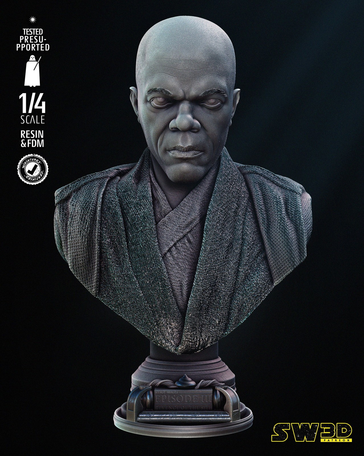 Mace Windu Revenge of the Sith - Bust (Star Wars)