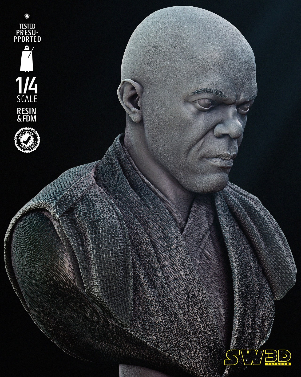 Mace Windu Revenge of the Sith - Bust (Star Wars) - Image 2