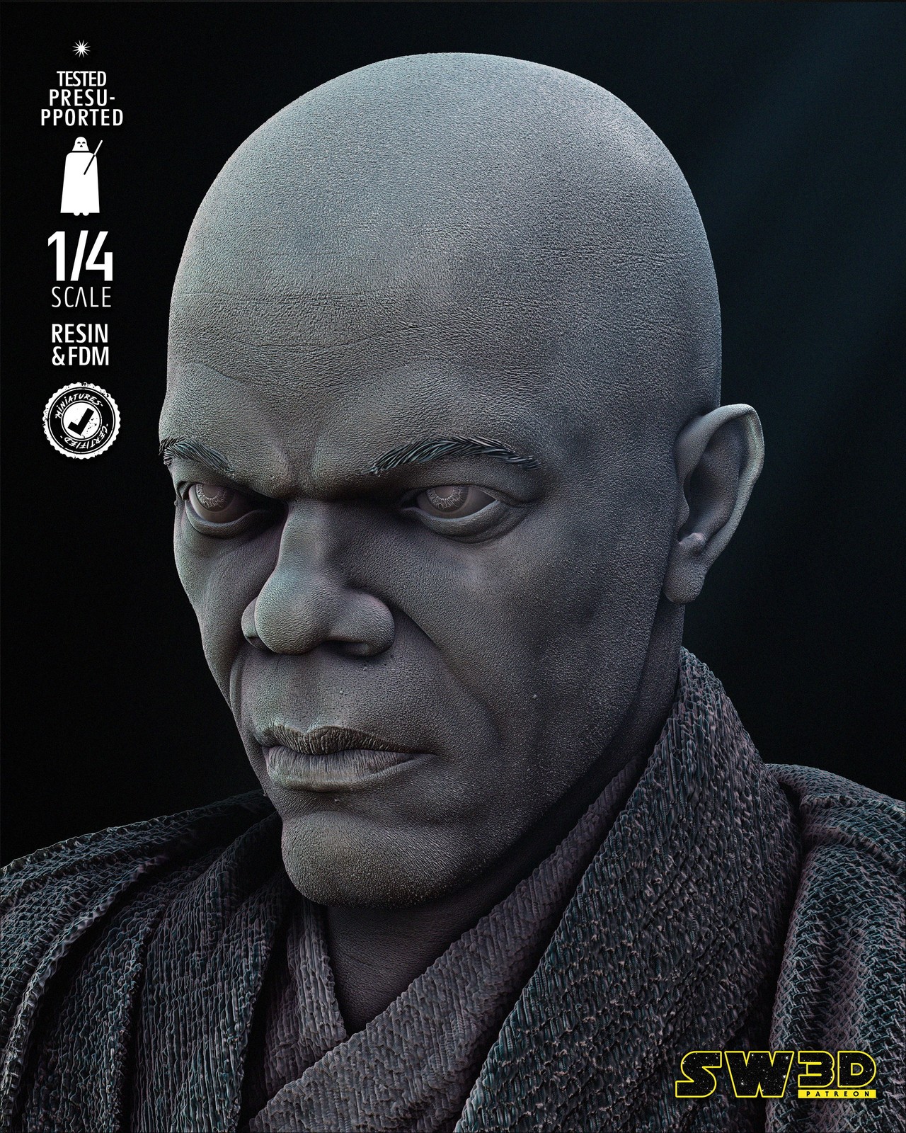 Mace Windu Revenge of the Sith - Bust (Star Wars) - Image 5