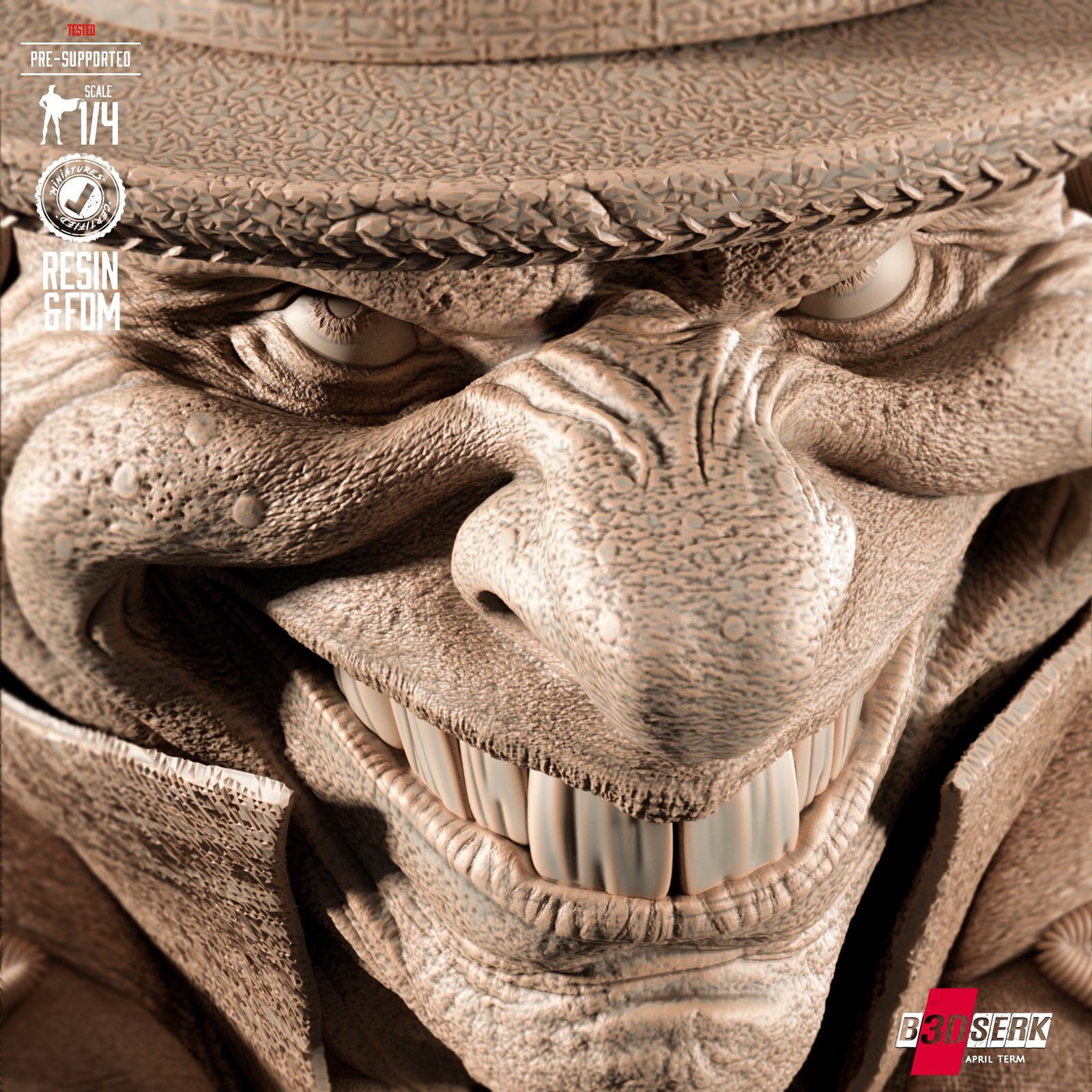 Mad Hatter Portrait Bust - Image 4