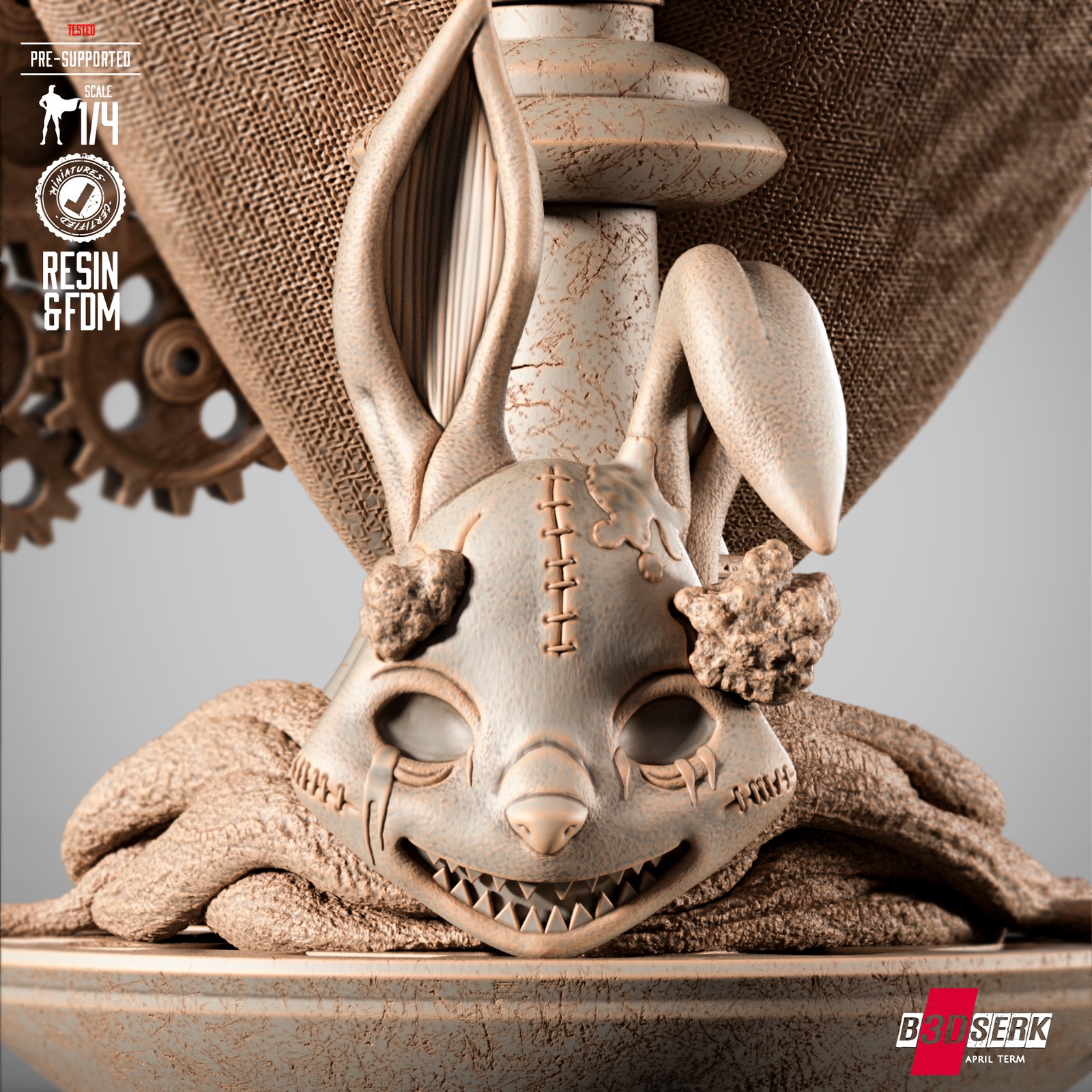 Mad Hatter Portrait Bust - Image 5