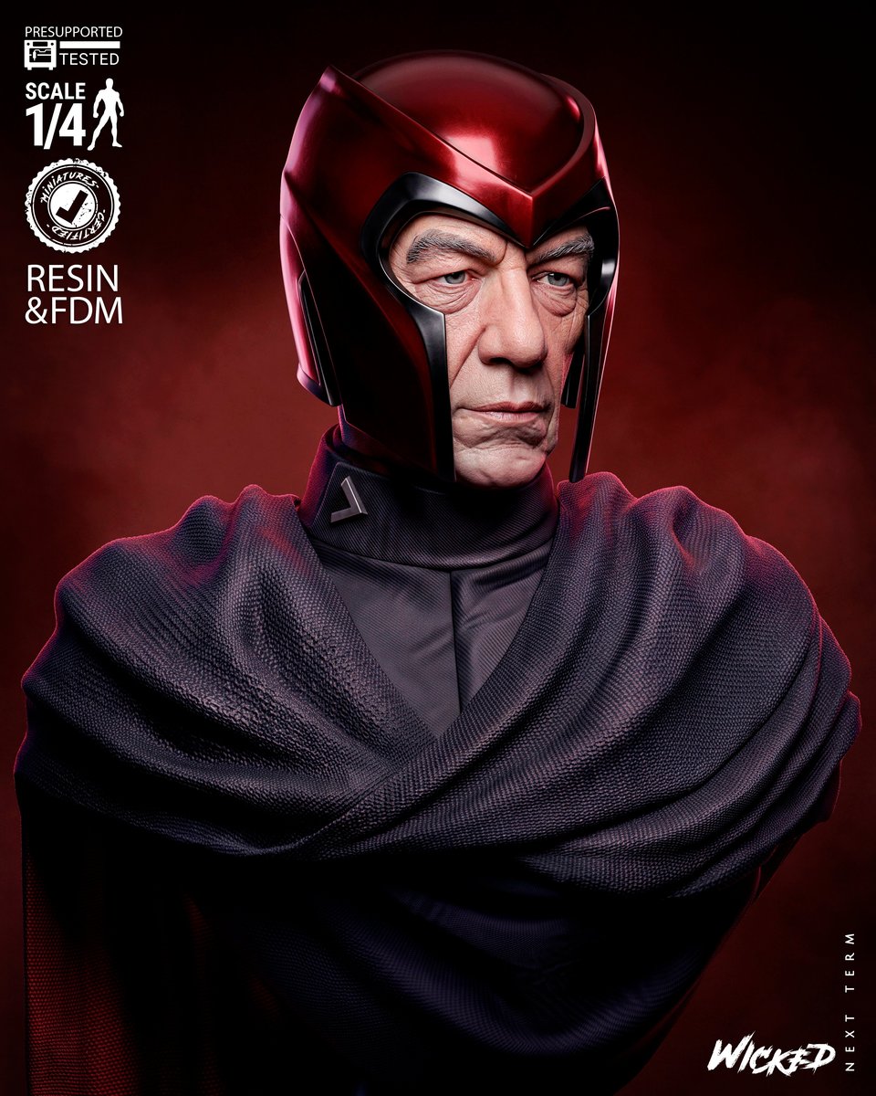 Marvel June 2026 Term Magneto Portrait Bust - Image 3