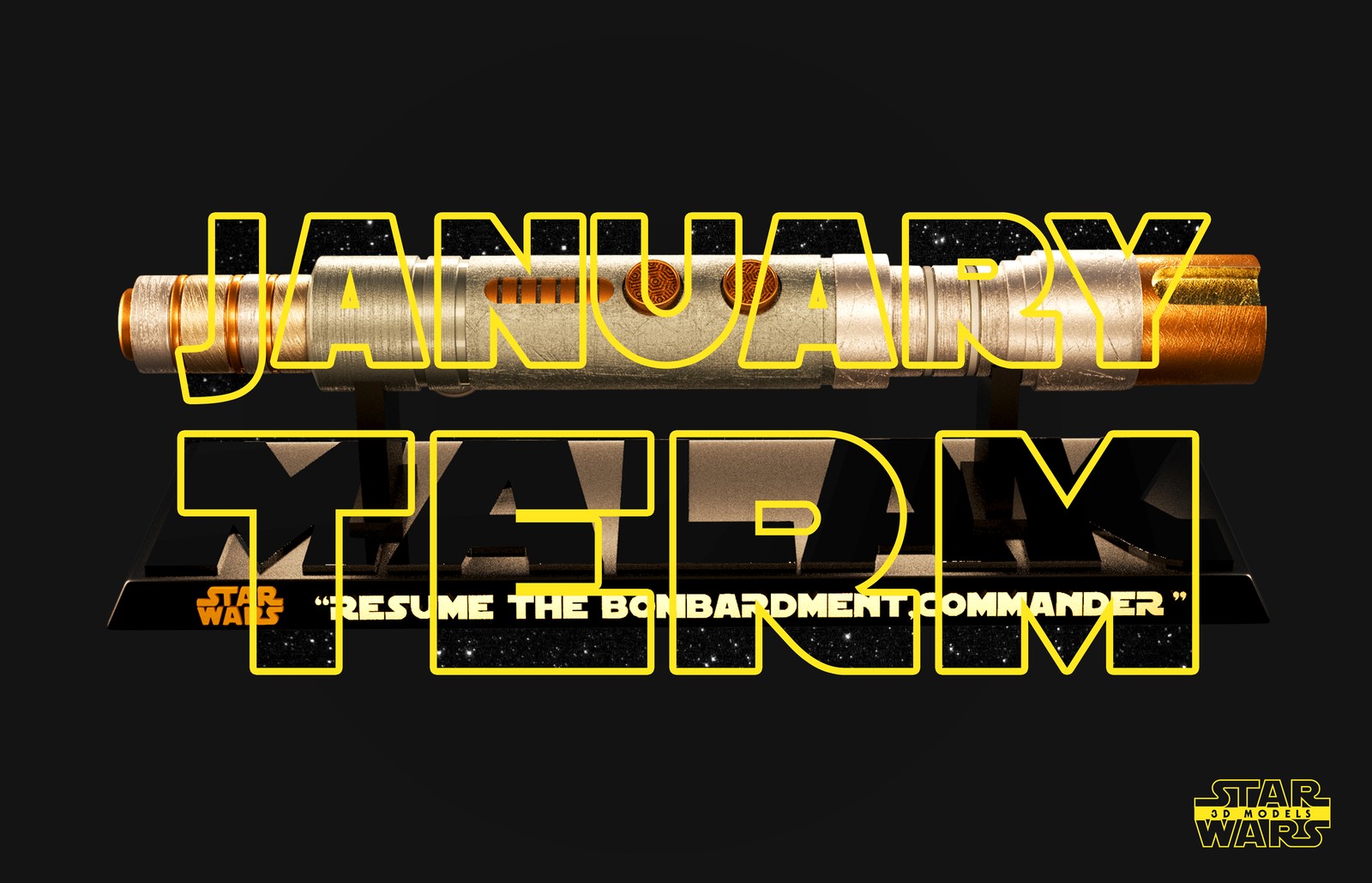 Darth Malak Lightsaber Sculpture - Image 2