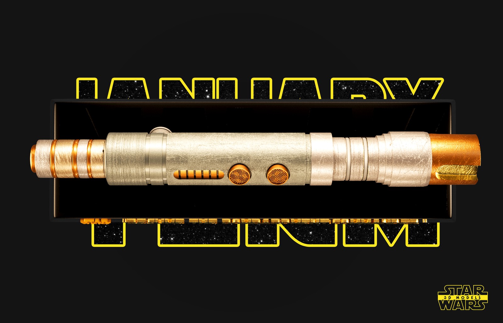 Darth Malak Lightsaber Sculpture - Image 3