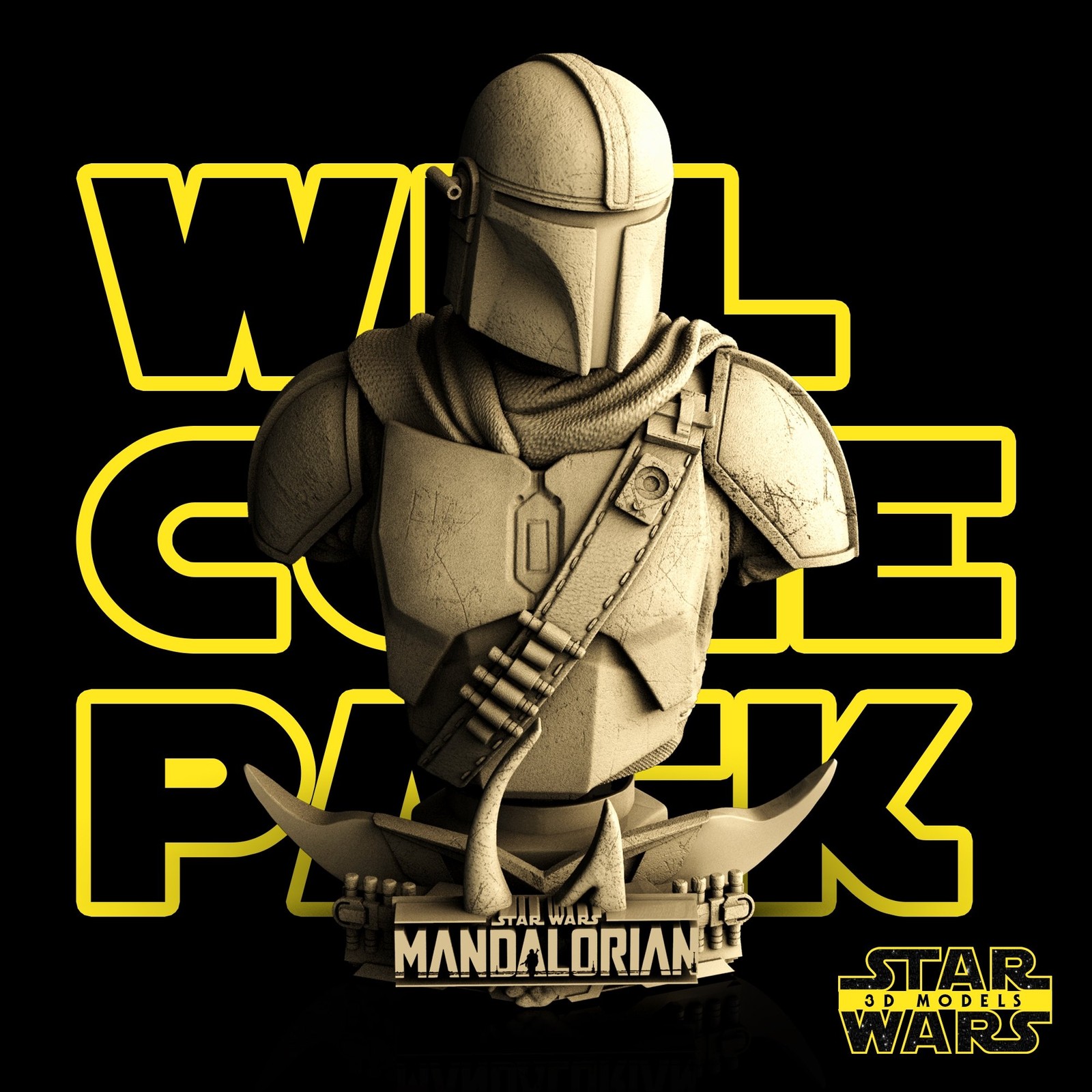 Mandalorian - Bust (Star Wars)