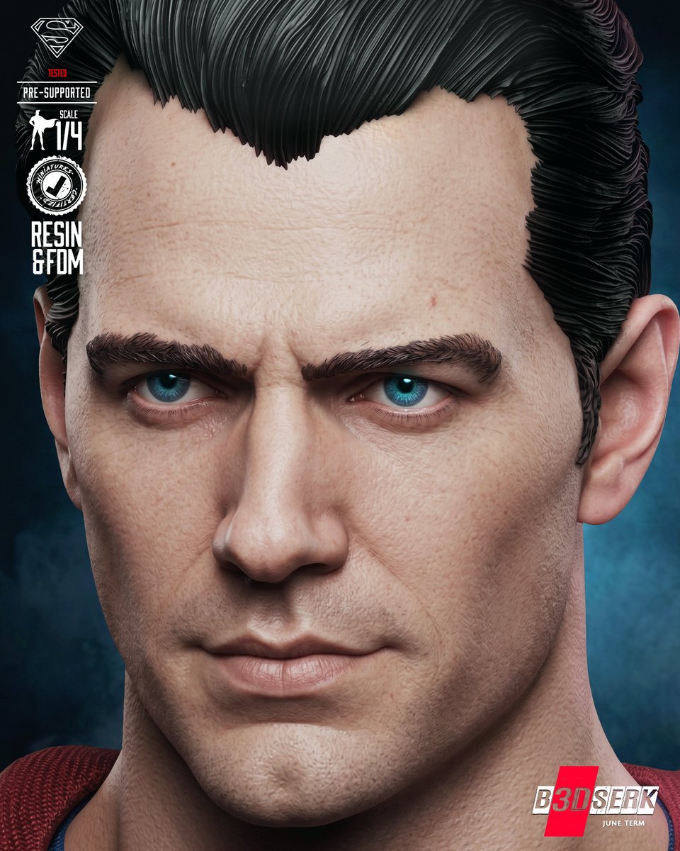 Man of Steel Portrait Bust - Image 2