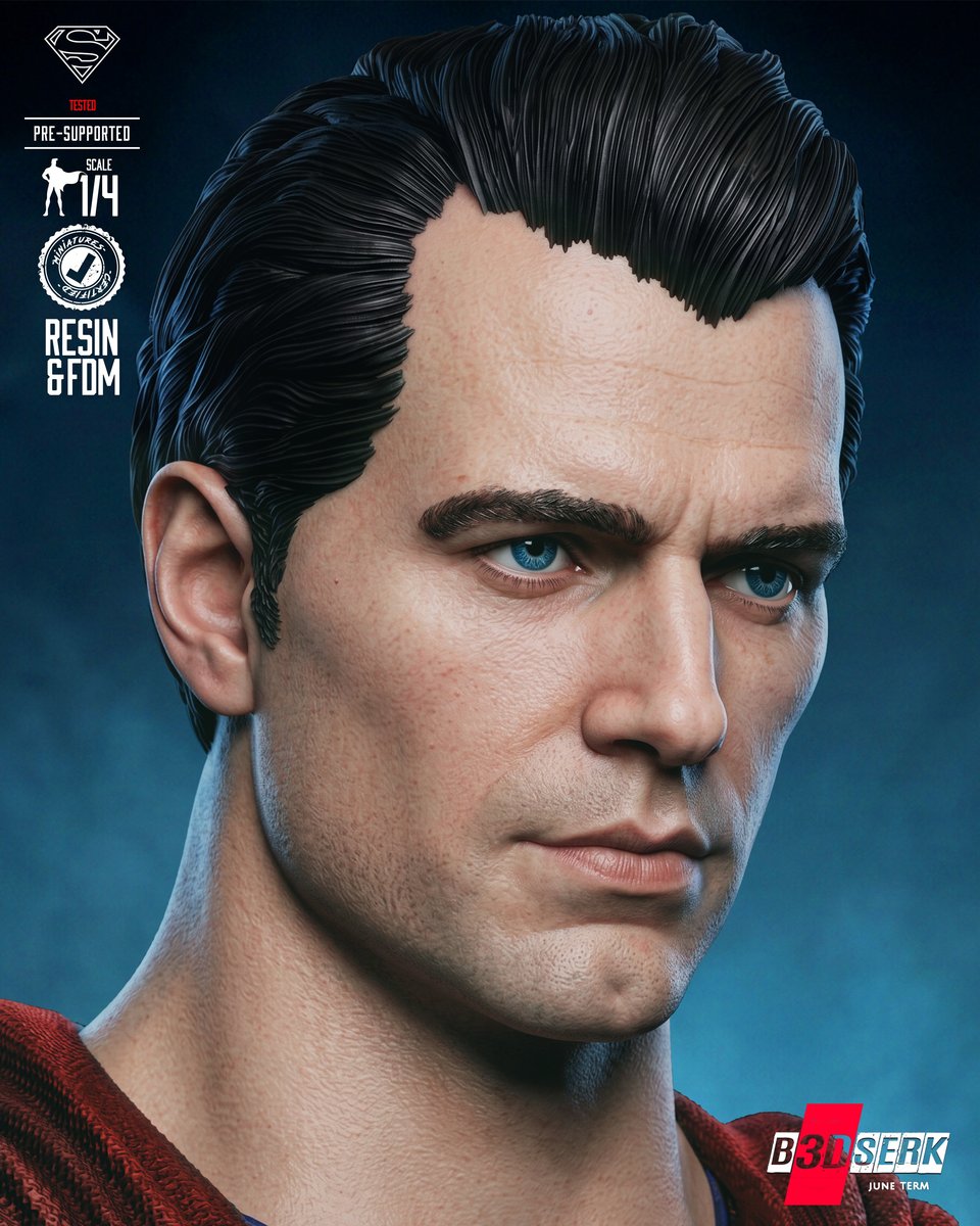 Man of Steel Portrait Bust - Image 3