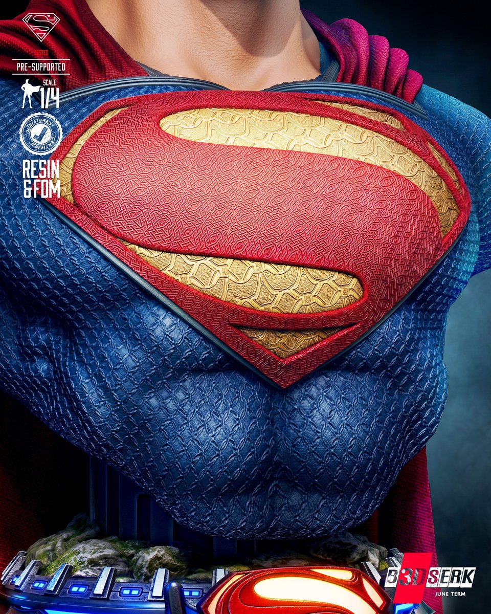 Man of Steel Portrait Bust - Image 4