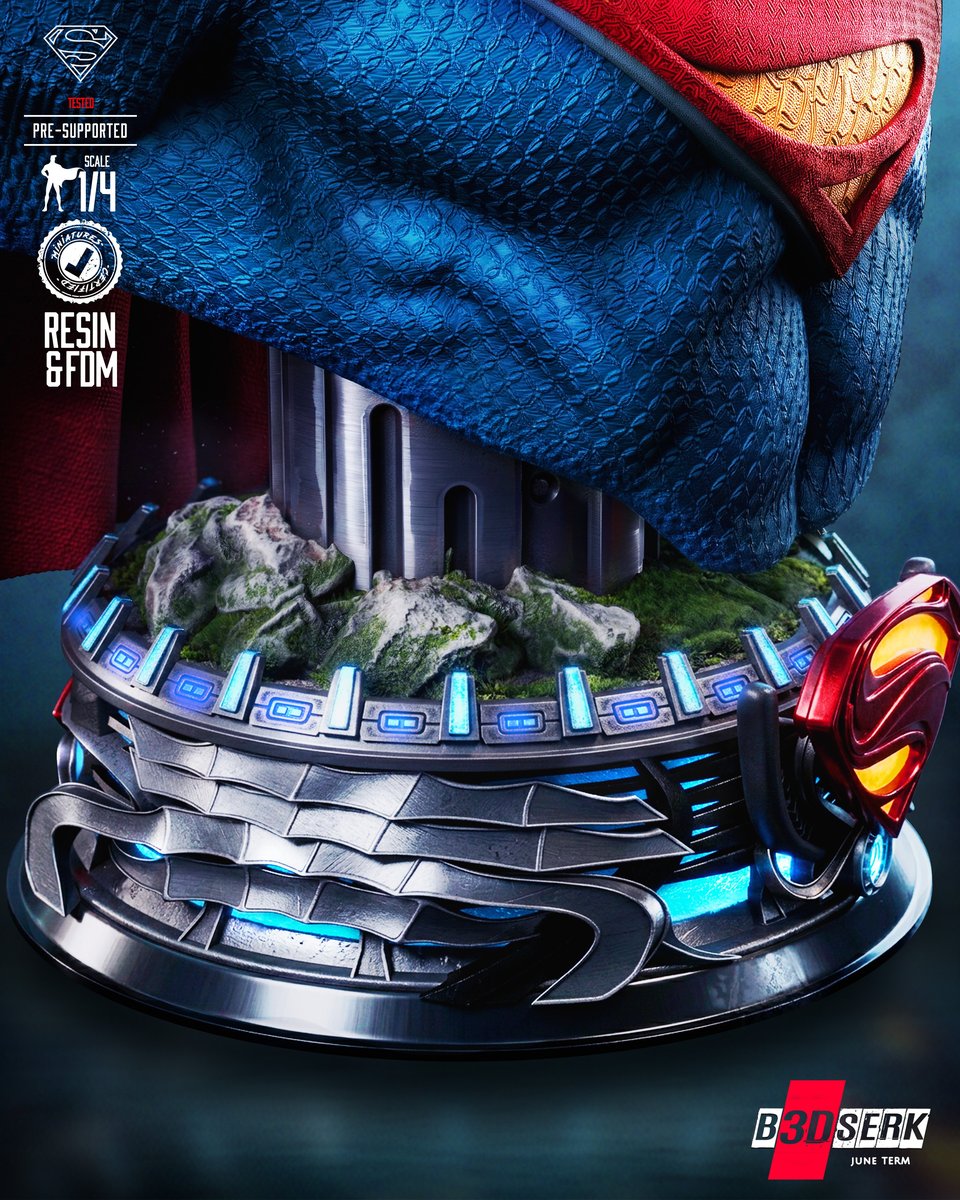 Man of Steel Portrait Bust - Image 5
