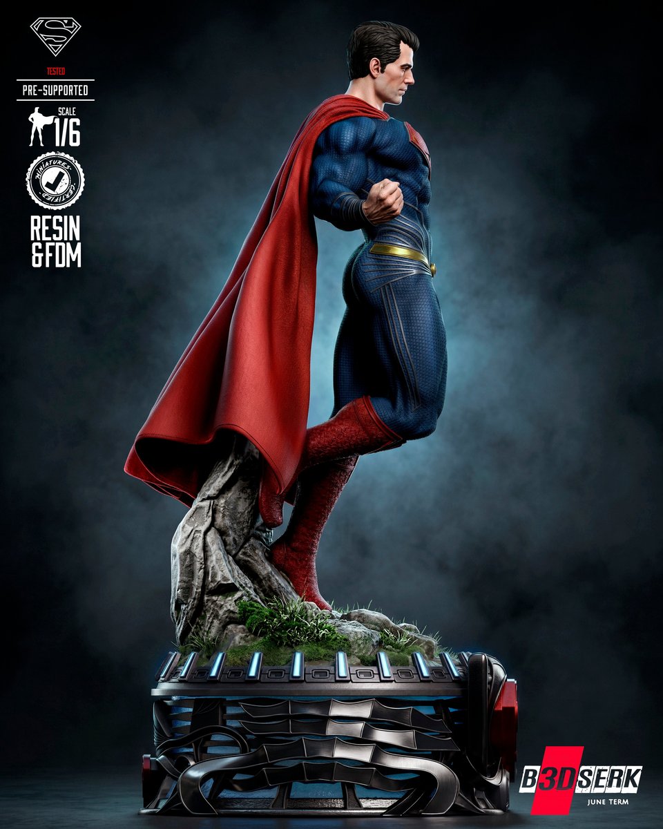 Man of Steel Sculpture - Image 2