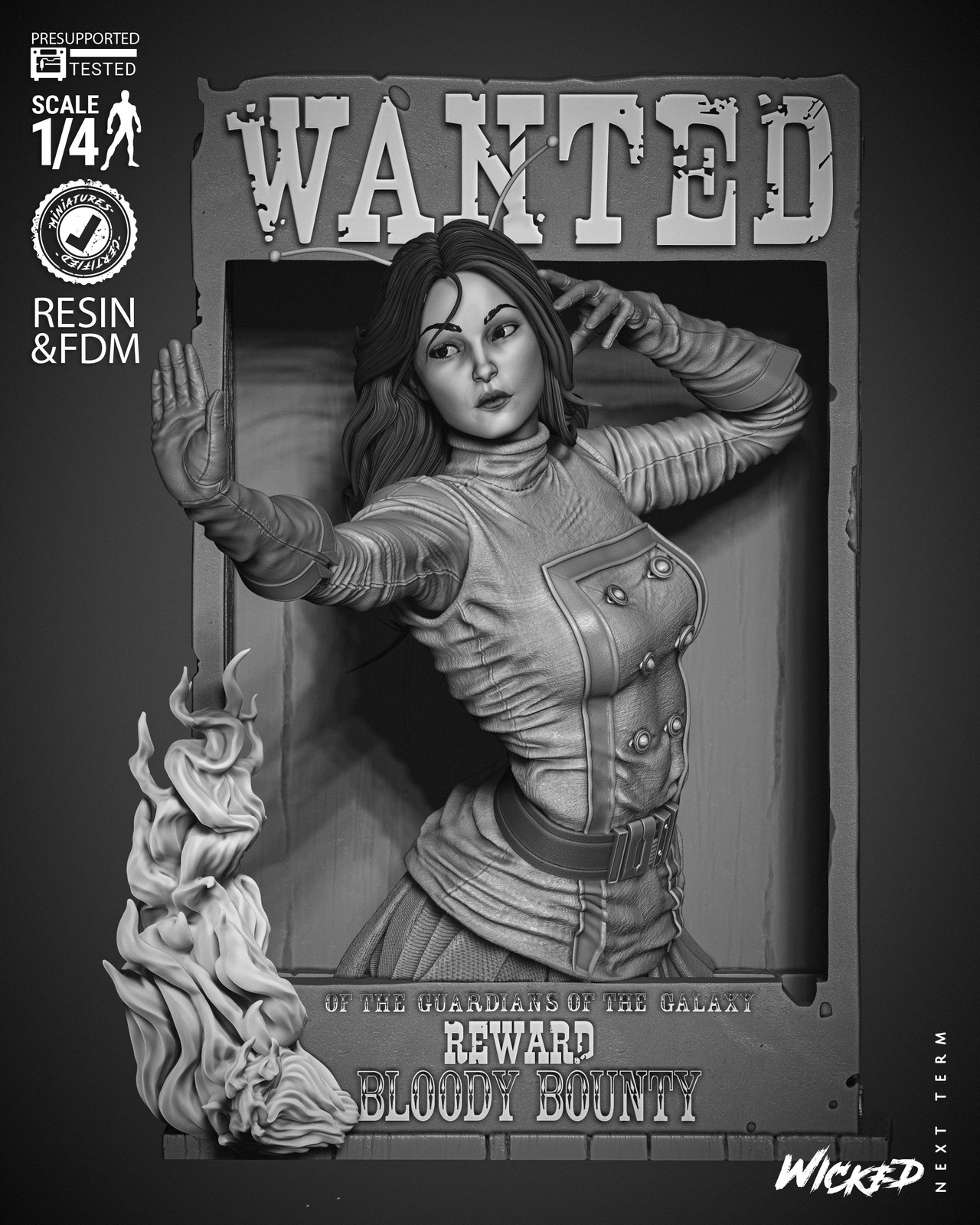 Marvel Mantis Comic Version Poster Bust