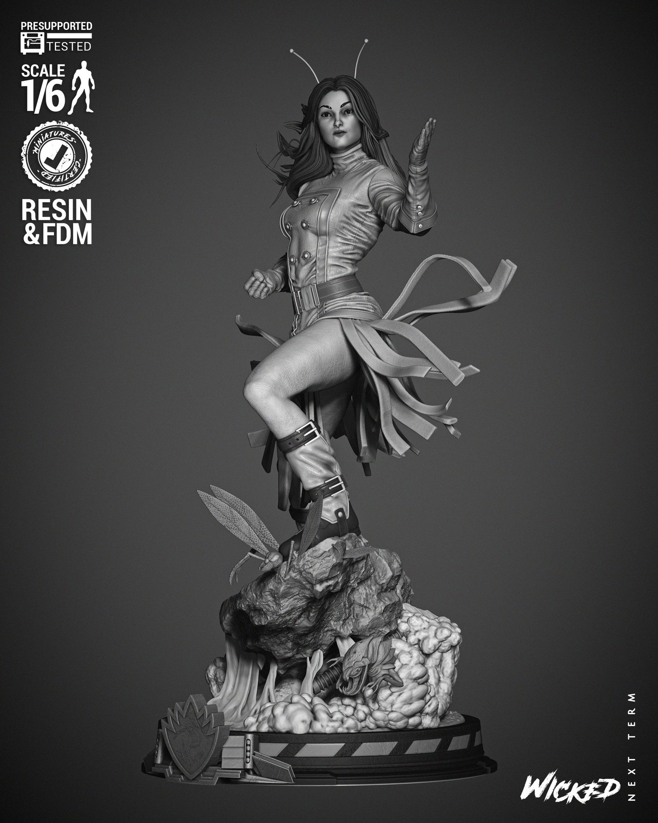 Marvel Mantis Comic Version Sculpture - Image 2