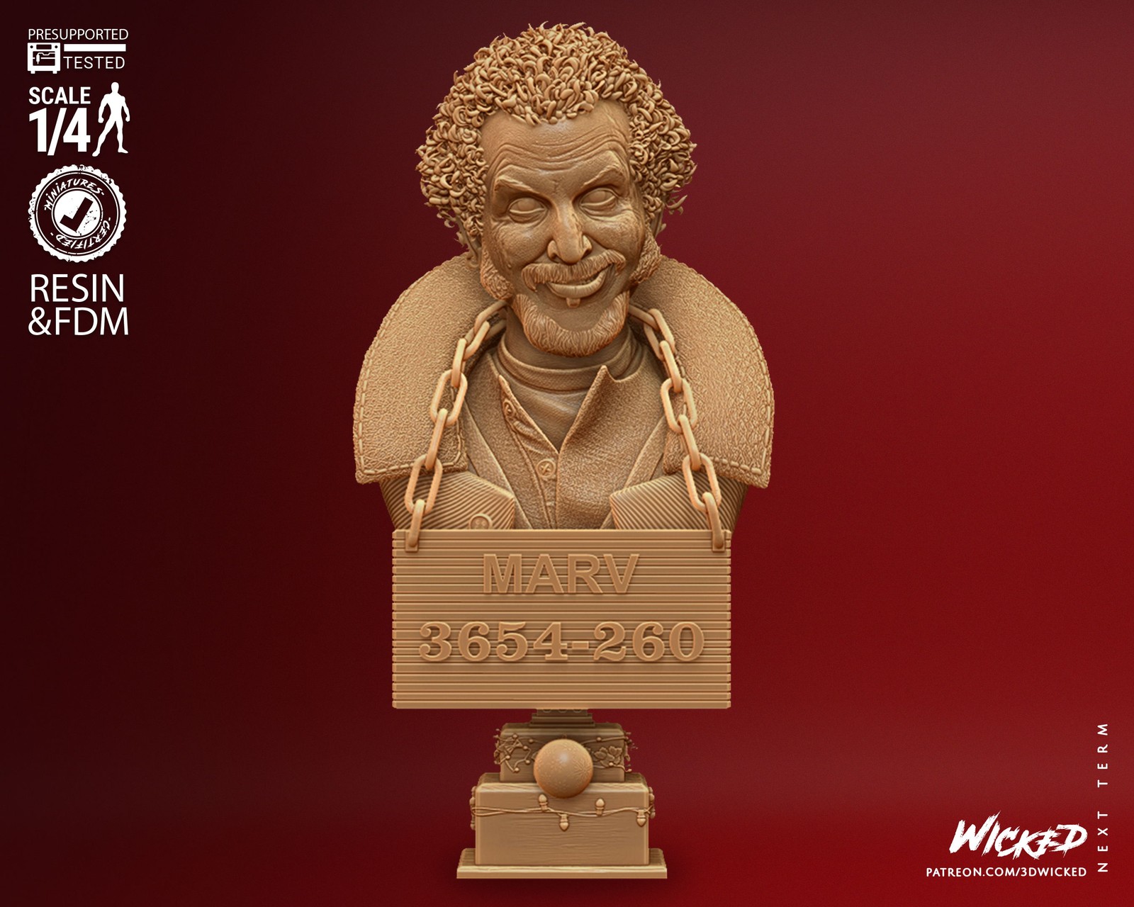 Home Alone Marv Bust - Image 4