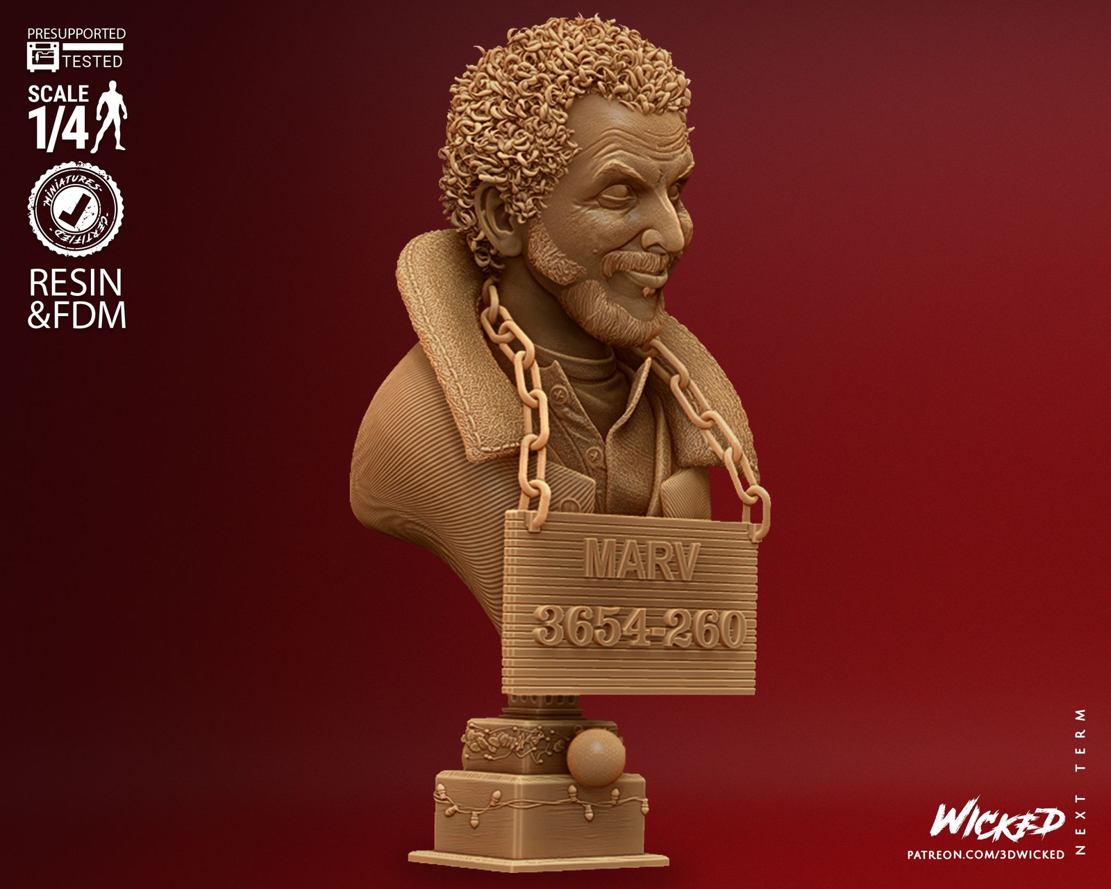 Home Alone Marv Bust - Image 5
