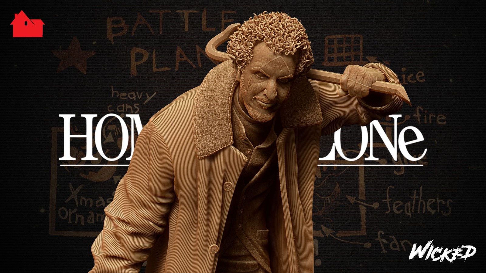 Home Alone Marv Sculpture