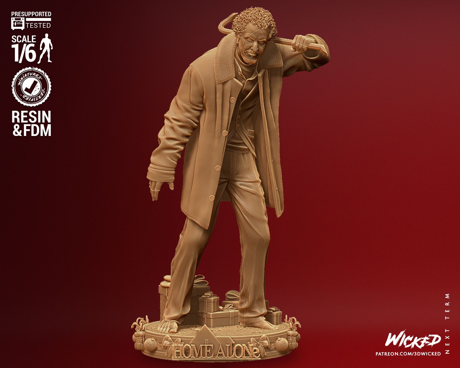 Home Alone Marv Sculpture - Image 2