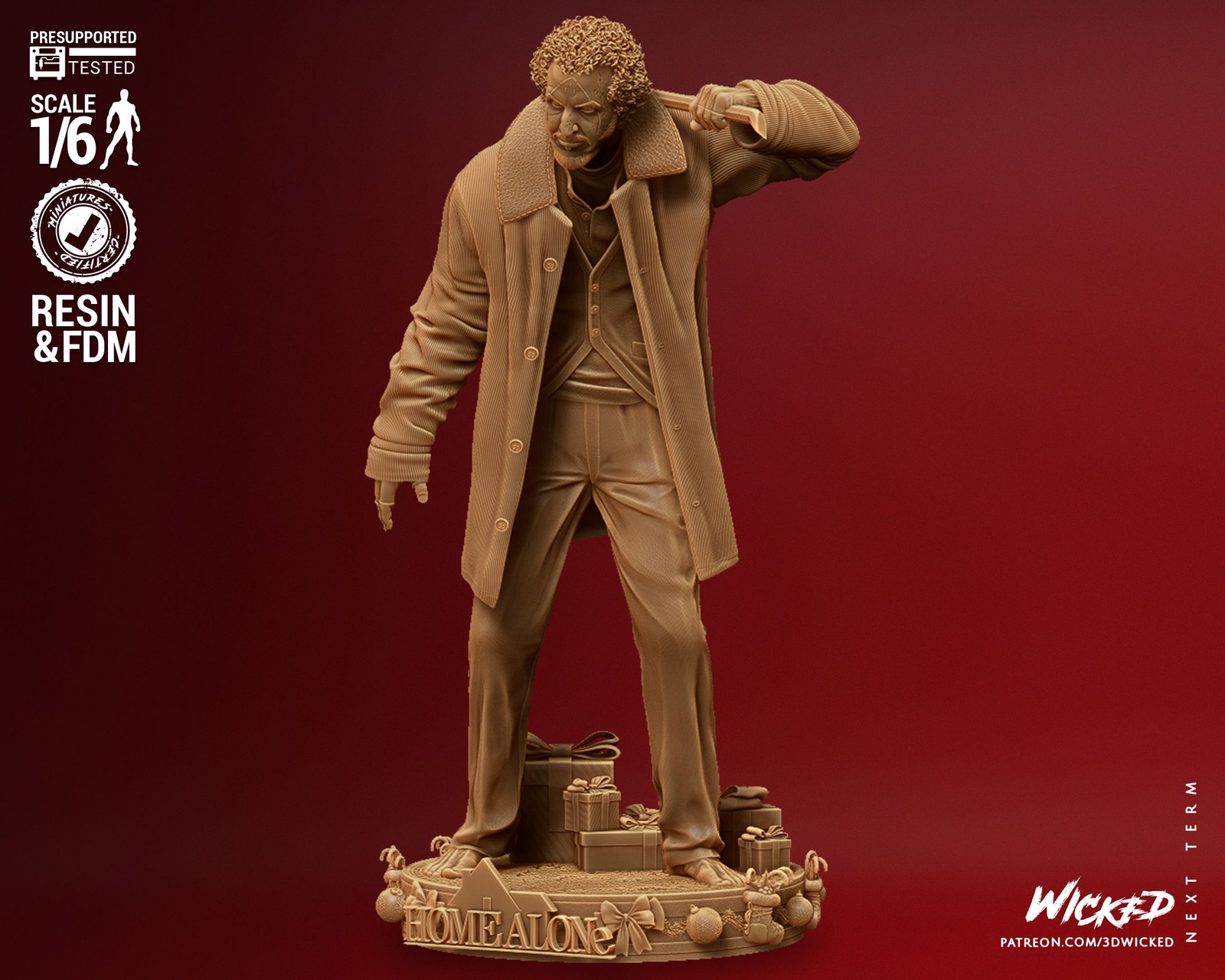 Home Alone Marv Sculpture - Image 3