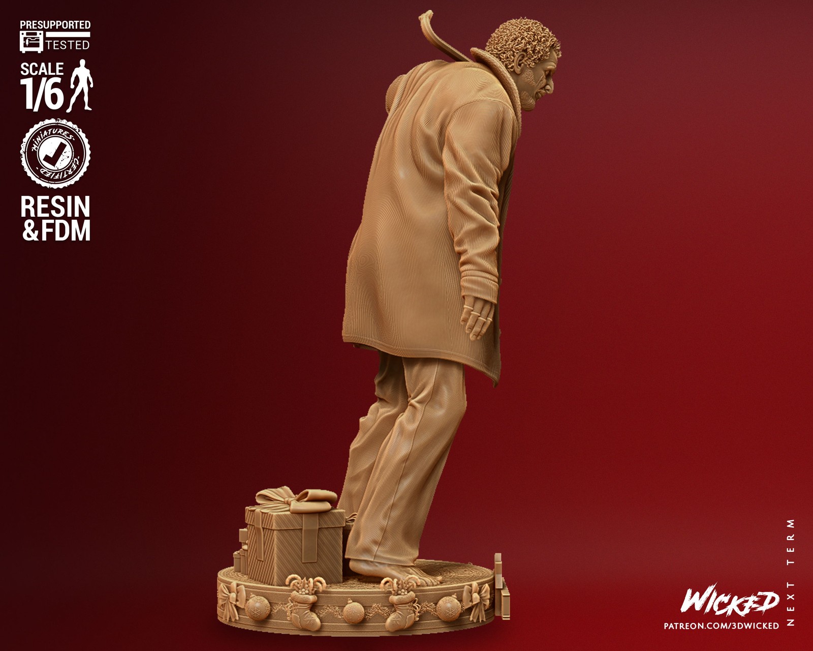 Home Alone Marv Sculpture - Image 5