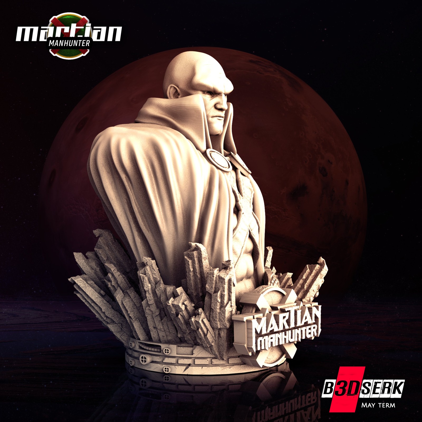 Martian Manhunter Bust - Image 3