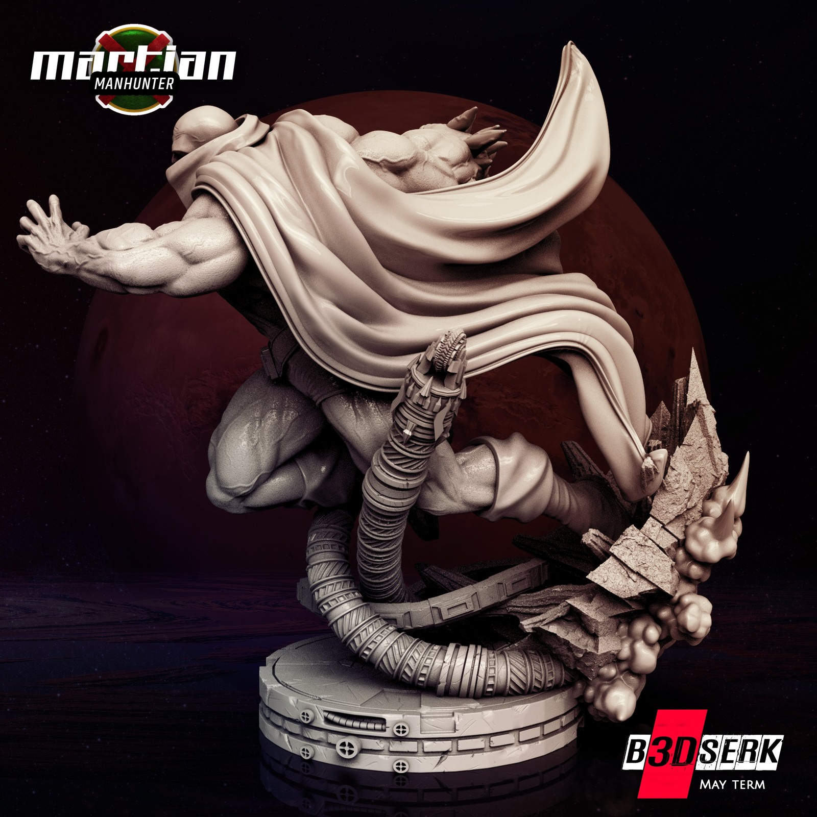 Martian Manhunter Sculpture - Image 2