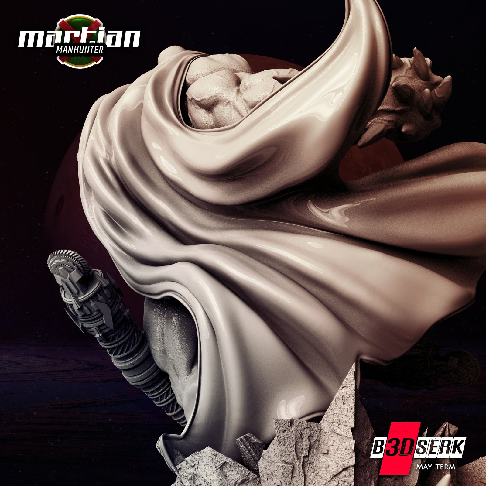 Martian Manhunter Sculpture - Image 4