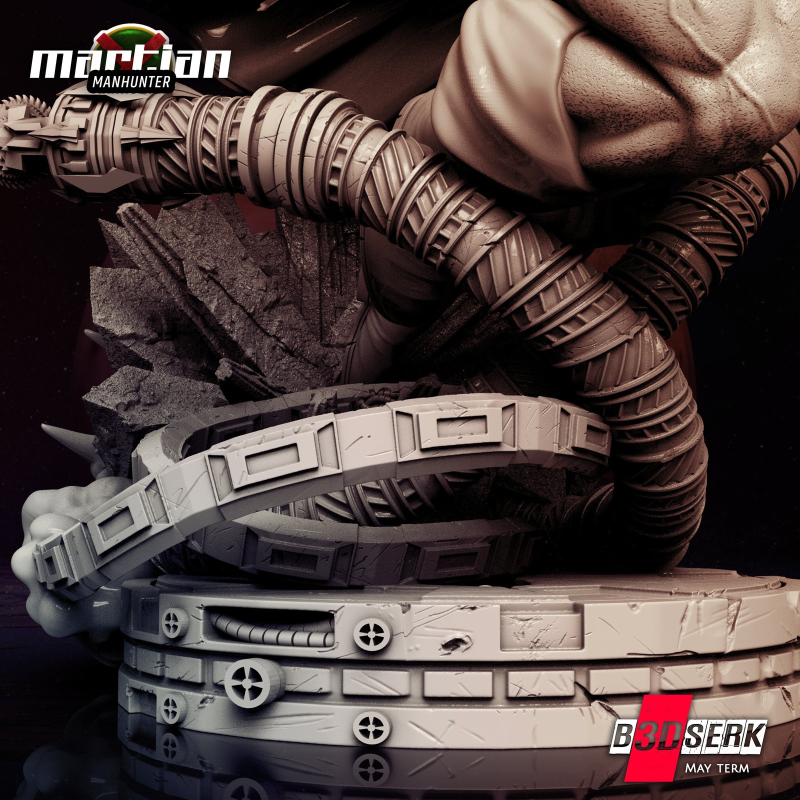 Martian Manhunter Sculpture - Image 5