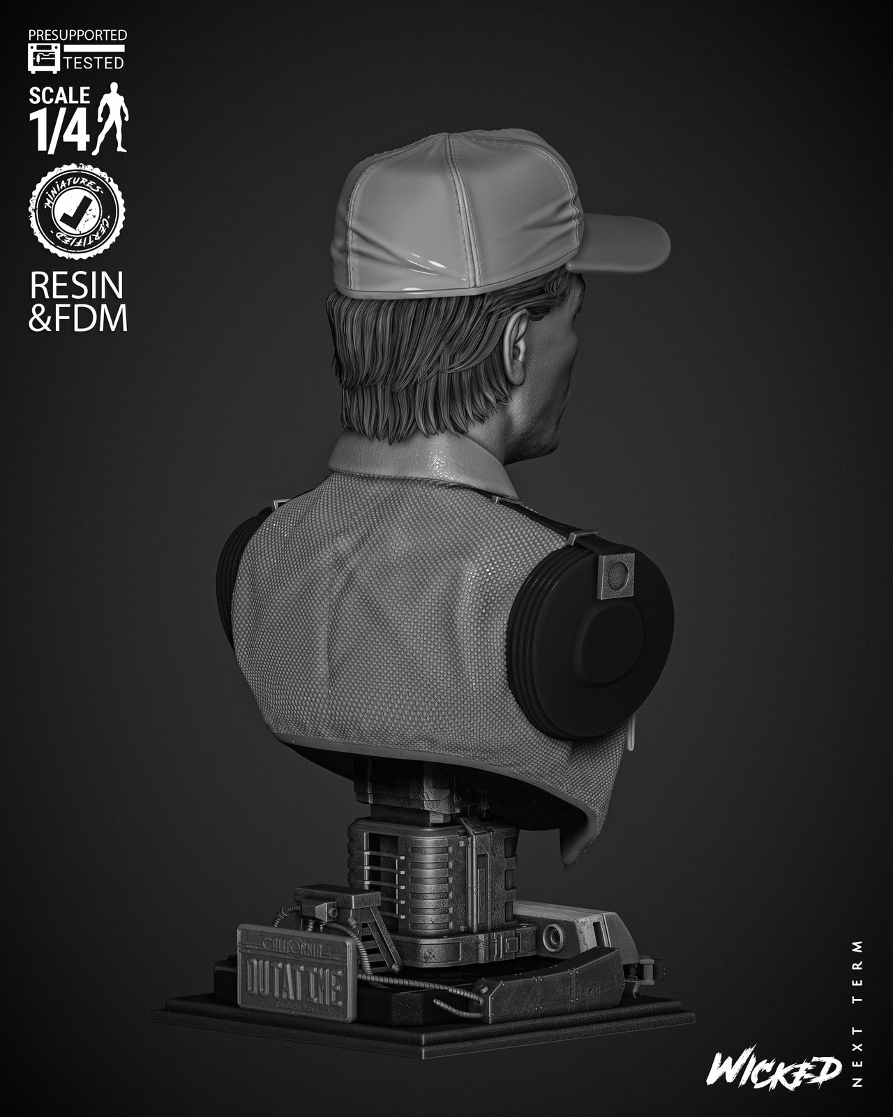 Marty McFly Portrait Bust - Image 4