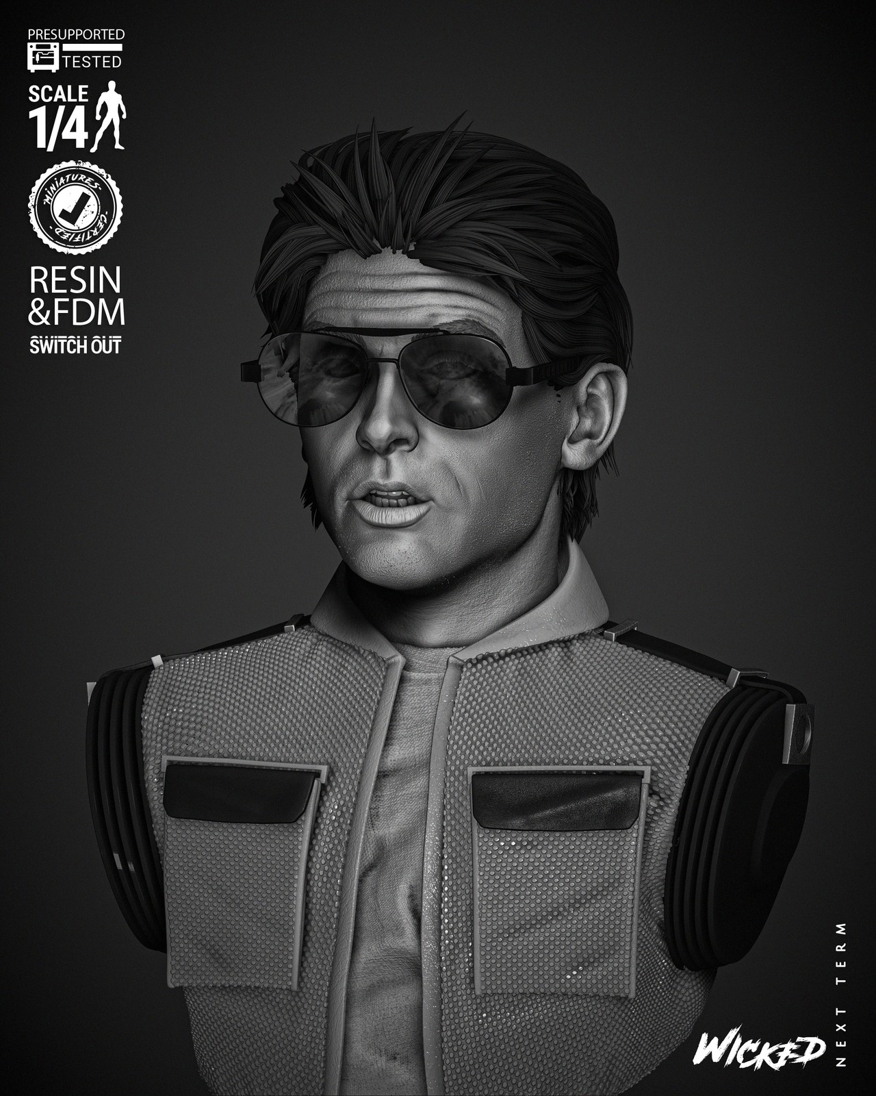 Marty McFly Portrait Bust - Image 5