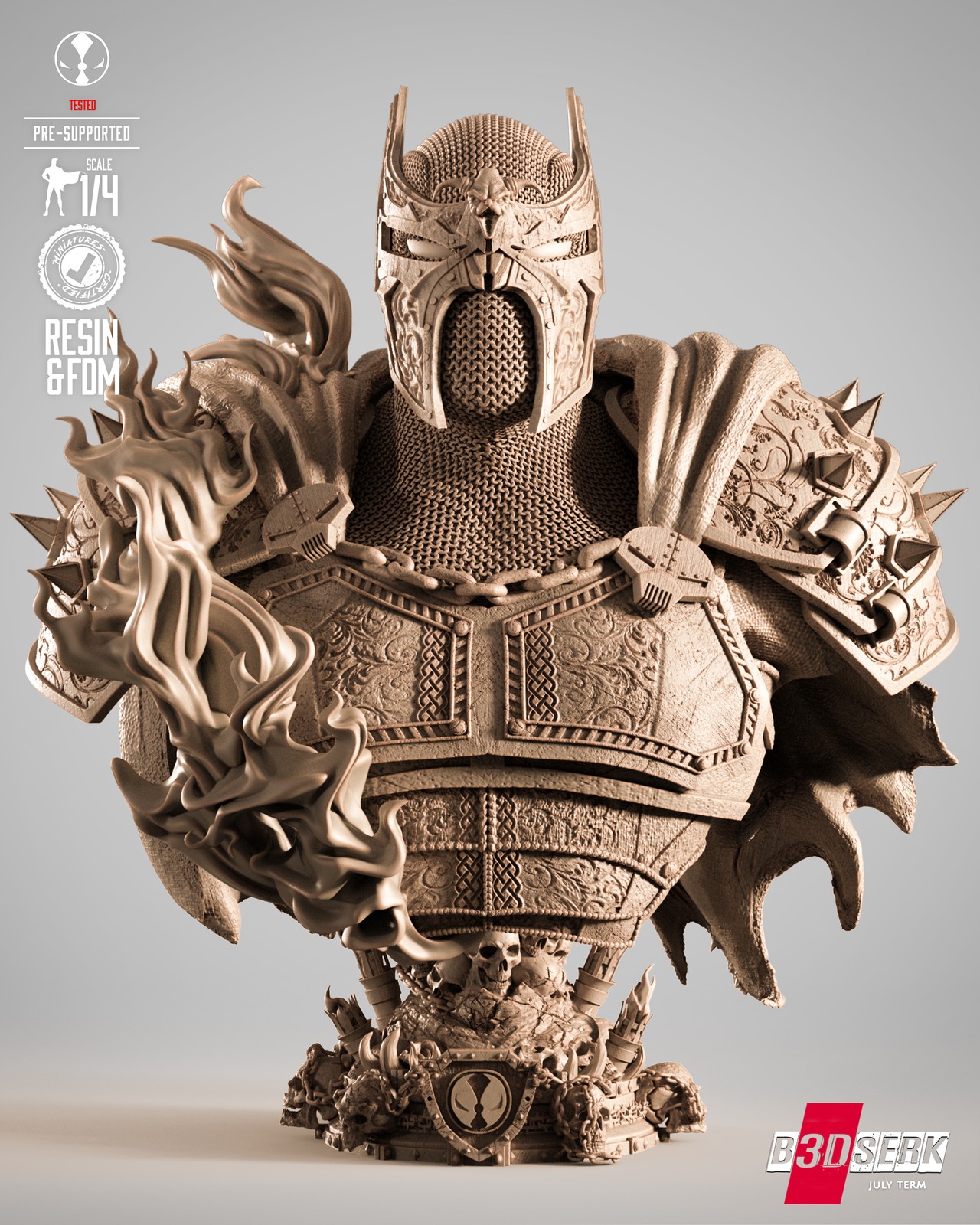 Medieval Spawn Portrait Bust