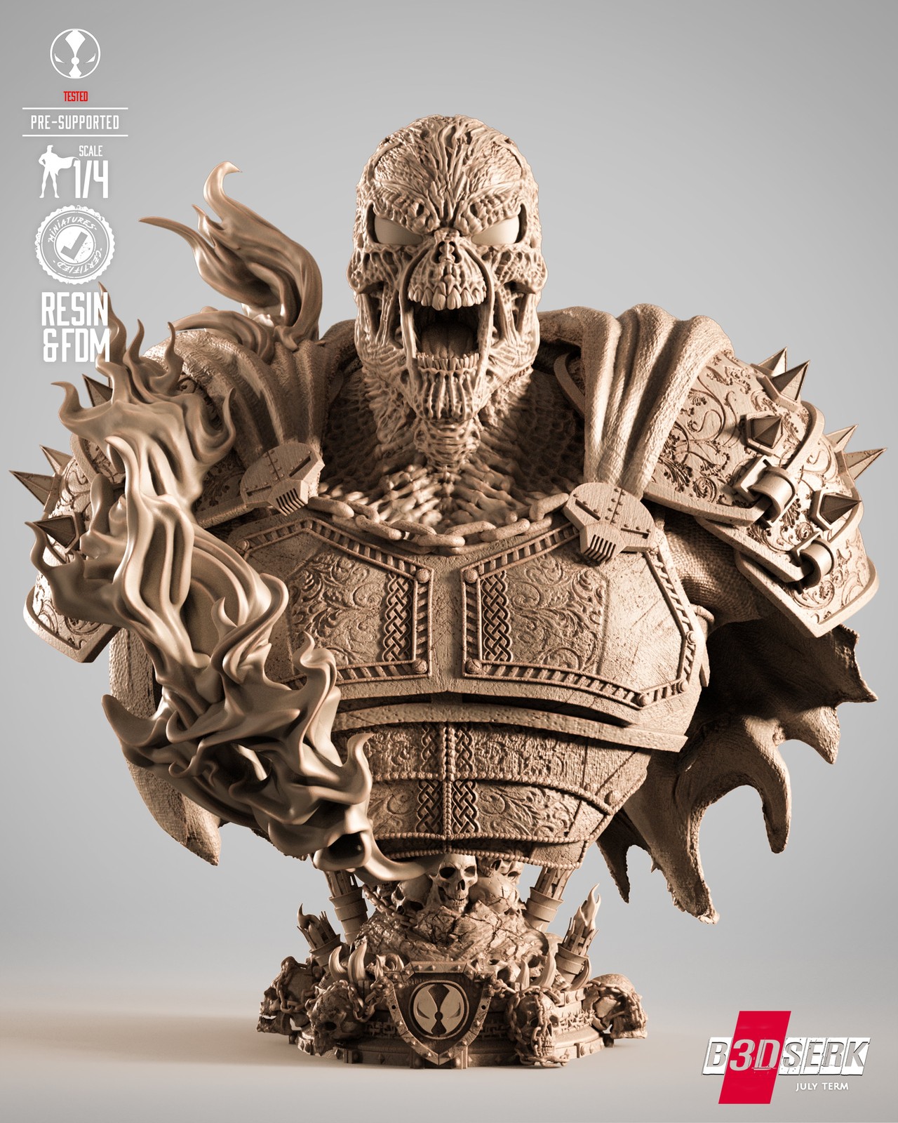 Medieval Spawn Portrait Bust - Image 2
