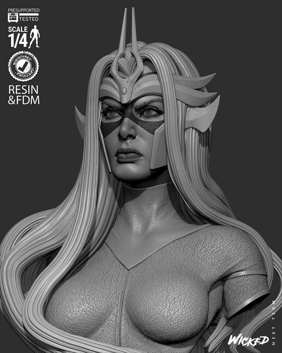 Marvel Medusa Inhumans Portrait Bust - Image 5