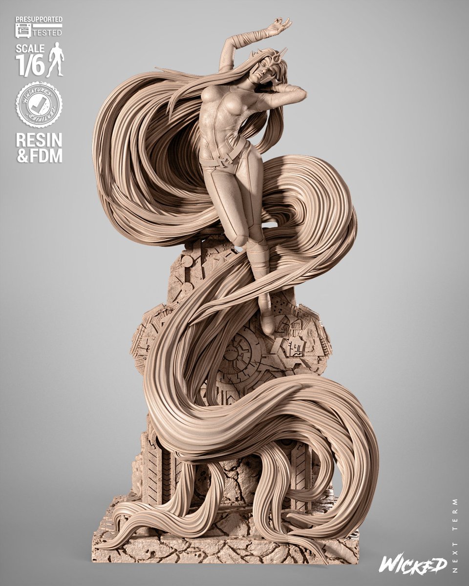 Marvel Medusa Inhumans Sculpture