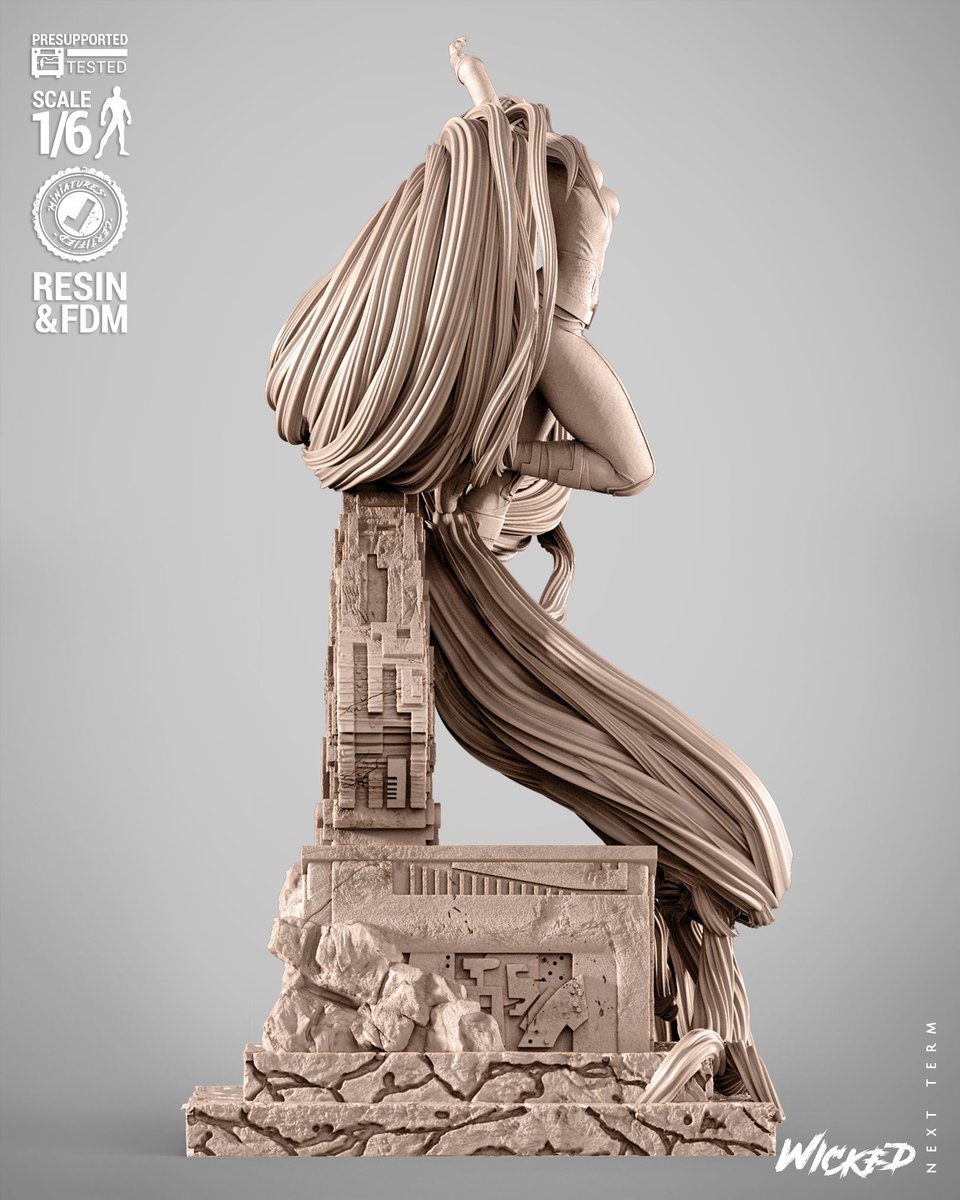 Marvel Medusa Inhumans Sculpture - Image 3