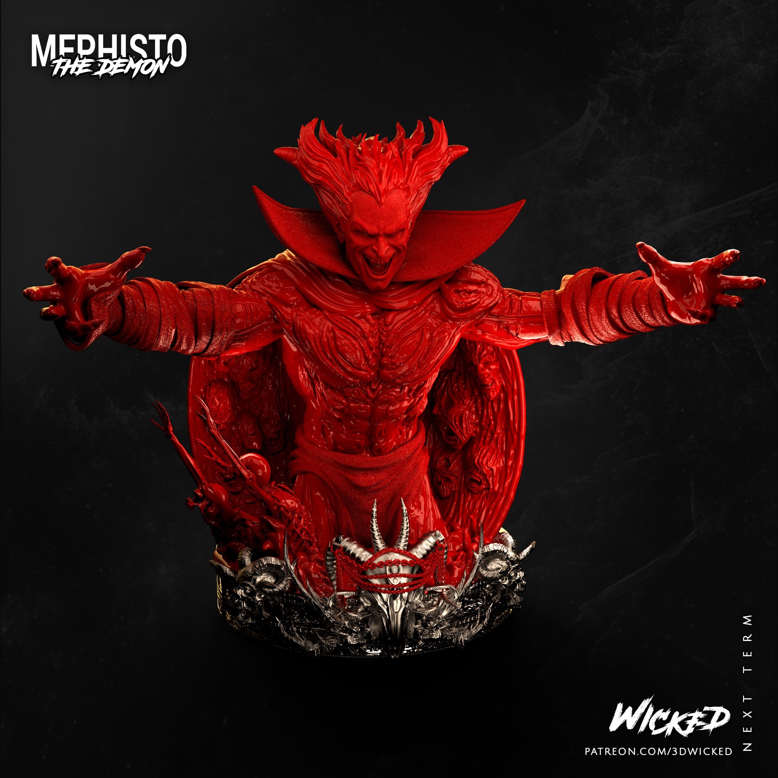 Marvel Mephisto Bust - Image 2