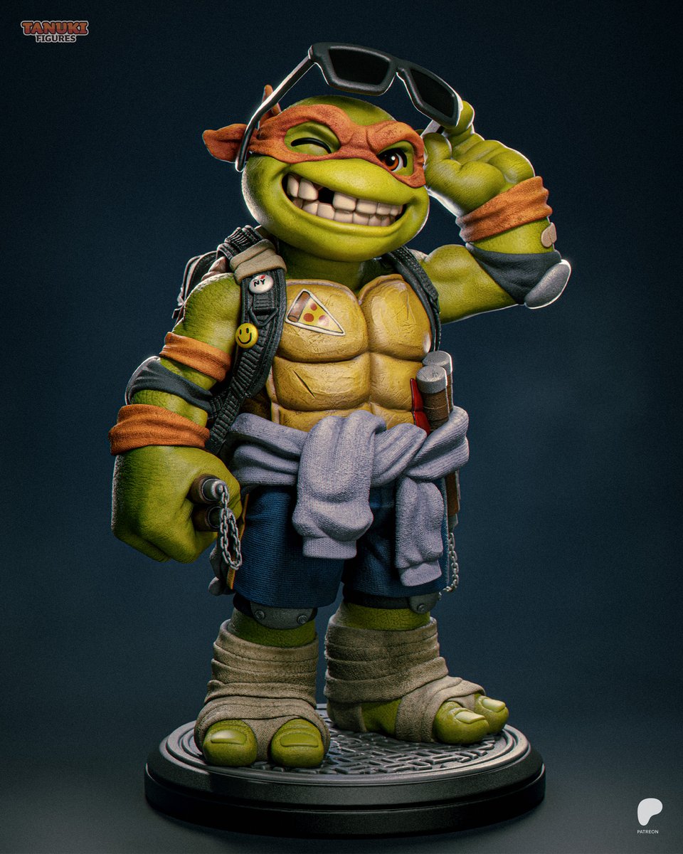 Michelangelo - Toon (Teenage Mutant Ninja Turtles)