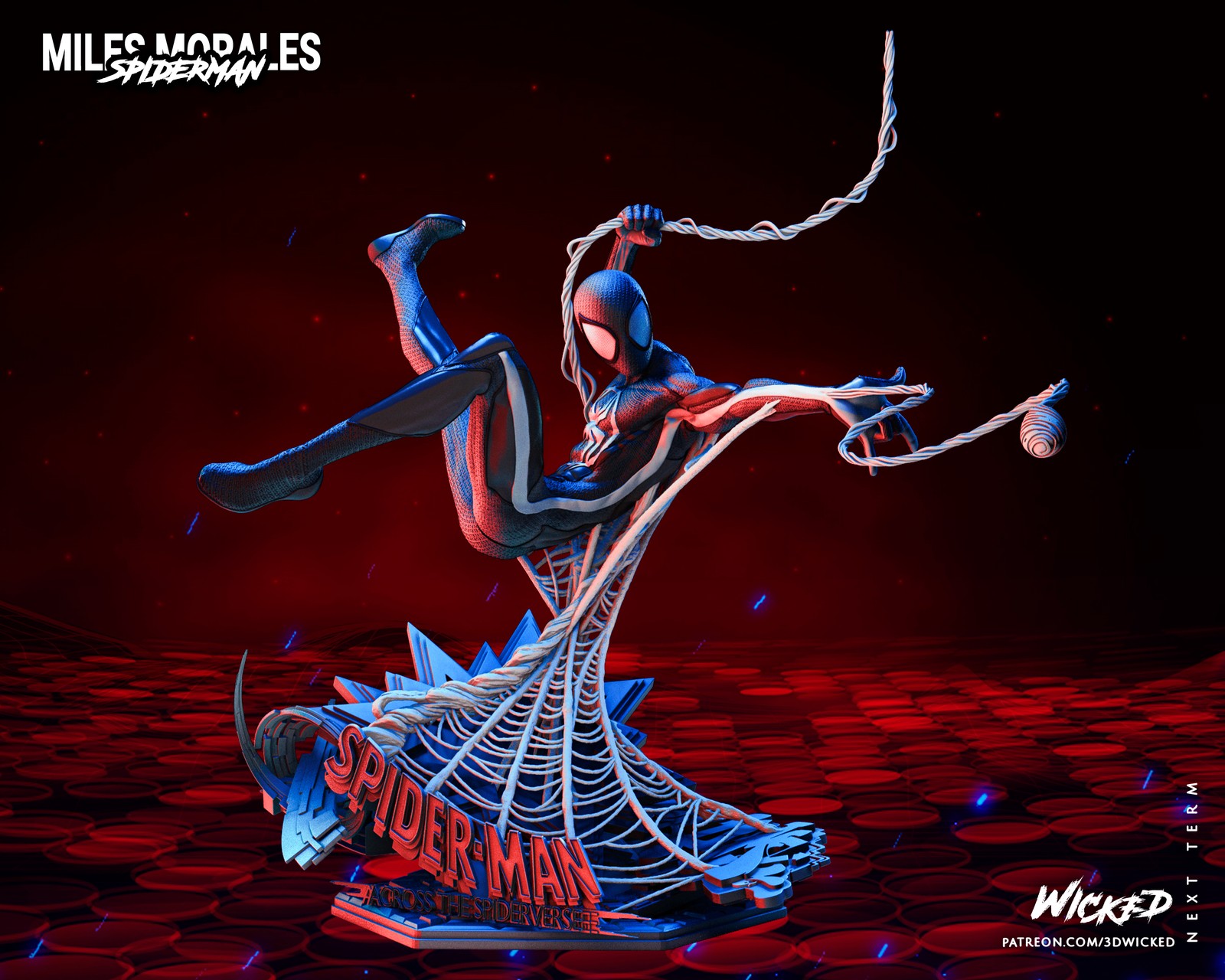 Marvel Miles Morales Sculpture - Image 2