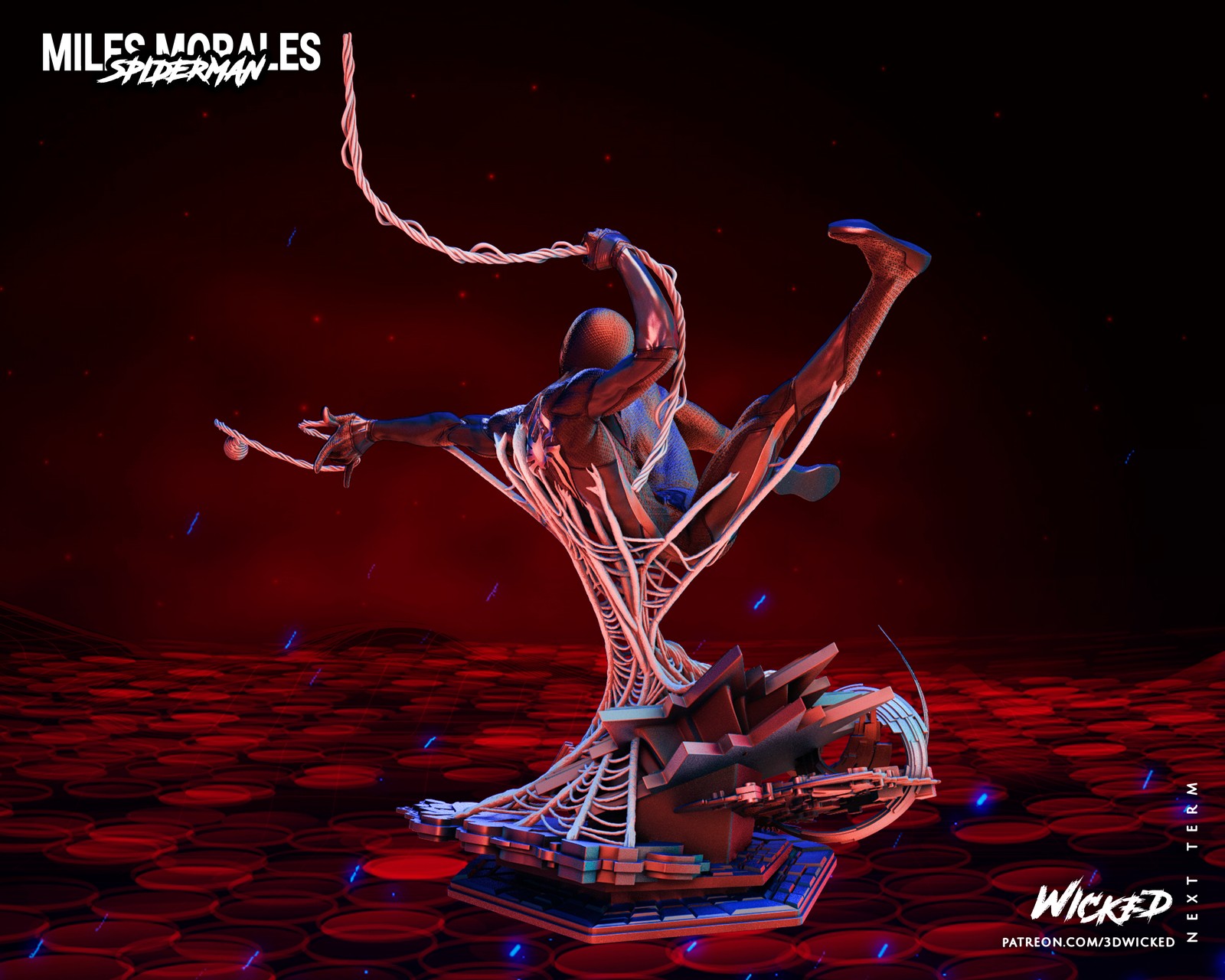 Marvel Miles Morales Sculpture - Image 5